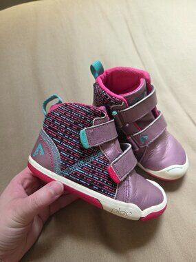 PLAE Pink Max High Top Sneakers